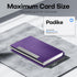 Padike Business Card Holder, Professional PU Leather & Stainless Steel Multi Card Case for Men & Women