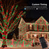 66FT 200 Dimmable Brizled Smart Red Valentine String Lights/Green St. Patrick's Day Lights, LED Color Changing