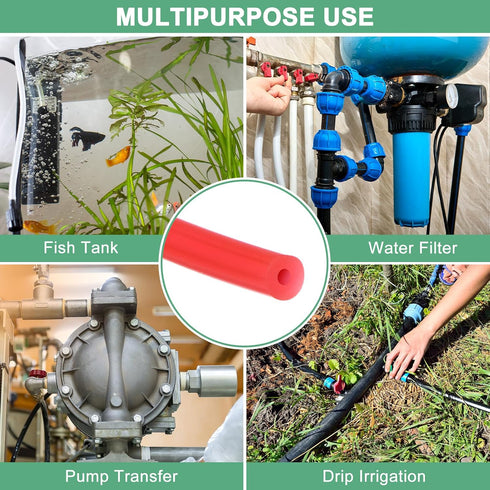 1/25"(1mm) 1/8"(3mm) 10ft(3 M METERXITY Silicone Tubing, ID x OD Silicone Rubber Vacuum Tube, M) High Temp Water Air