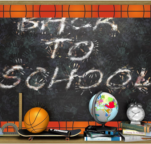 Whaline 164ft Sport Theme Bulletin Board Borders - Football Basketball Baseball Die-Cut Trim for Classroom