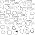 90PCS White Dialog Box Paper Stickers, OIIKI Small Talking Box Stickers to Write on, Self-Adhesive Thought Dialog