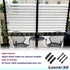 Explranltec 11 (48'') Decorative Fence Louver System, Louver Hardware System for Blinds and shutters, Louver Pergola