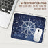 Trenstise 9.5x7.9 Inch Navy Blue Nautical Beach Mouse Pad for Desk, Vintage Coastal Boat Rudder Ocean Mousepads