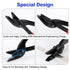 UpJiaFlarish 12" Strapping Cutter for Steel & PET & PP Strapping, Heavy-Duty Metal Banding Tool with Wide Blade