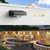 Lights,10 IP65,30 Decor(2P) Solar Fence RGB Color Changing Modes,Solar Lights Powered Waterproof Hours Runtime,Easy