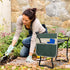 Garden Kneeler Seat Tool Bag with Striped Pattern Multifunctional Kneeling Bench Pouch for Gardening Tools Storage