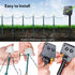 Set of 12pcs Mushroom Solar Garden Lights, 14.5ft Waterproof Solar Powered Night String Lights for Outdoor Decor