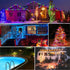 33FT 18 100 Nazuwke Solar Rope Lights Outdoor Waterproof, Colors Changing Fairy String Light USB & Solar Powered