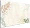 Boho Mouse Pad, Aesthetic Abstract Desk Mat, Matcha Green Plant Laptop Mat, 31.5x15.75 in for Women