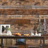 WENMER 17.71" x 78.7" Brown Wood Peel and Stick Wallpaper - Shiplap Self Adhesive Wallpaper for Cabinet Countertop