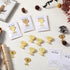 Juinte 60 Sets (10 Employee Appreciation Gifts Bulk Trophy Pins with Thank You Cards Organza Bags Inspirational