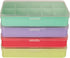 The Beadsmith Personality Case, Color-Coded Organizers with 4 Stackable Boxes, 22 Compartments for Jewelry Storage