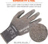 Ergodyne ANSI A4 PU Coated CR Gloves for Unisex Adults, Gray, Extra Large