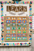 Teacher Created Resources Burlap 7 Pocket Chart (28" x 28") - 20837