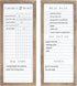 Sheffield Home 9x21 Inch Dry Erase Chore Chart, Weekly Meal Planner and Errands List, Set of 2, Natural