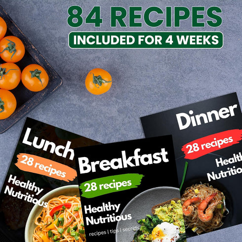 Auroscent 2 4-Week Diabetic Meal Planner for Type Diabetes Low Carb Low Sugar Meal Plan Chart Blood Sugar Control Food