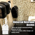 KH866 6 Pack Commercial Universal Toilet & Paper Towel Dispenser Keys White Tissue Hard Plastic Waffle Replacement