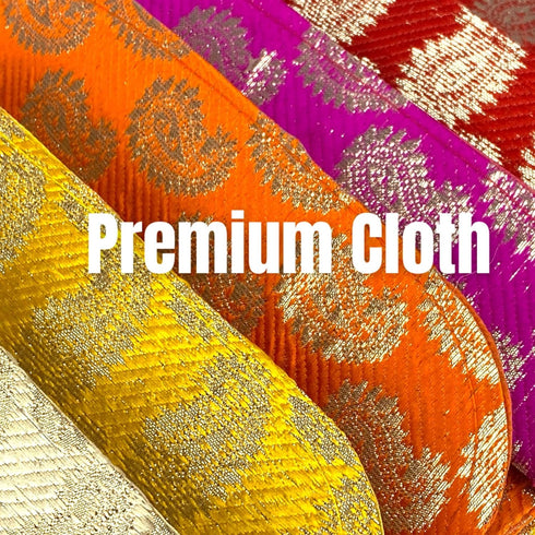 Pack Of 5 Money Brocade Fabric Envelopes | Shagun Lifafa Gift Card Holder | Wedding Gifts