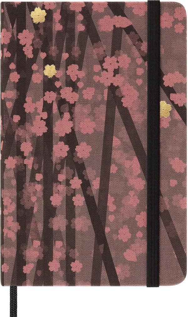 Moleskine Limited Edition Sakura Notebook, Hard Cover, Pocket (3.5" x 5.5"), Floral, Ruled/Lined, 176 Pages