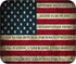 Rogue River Tactical Pledge of Allegiance USA Flag Mouse Pad for Laptop, PC, Gaming Home or Office