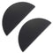 TGR Half Moon Hand Sanding Pad, Hook and Loop, 6 inch, 2 Pack