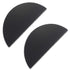 TGR Half Moon Hand Sanding Pad, Hook and Loop, 6 inch, 2 Pack