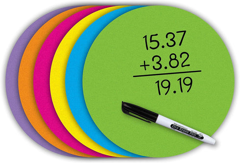 Teacher Created Resources Spot On Dry-Erase Desktop Writing Spots Bright Circles, 10-1/2" by Teacher Created Resources