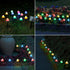 Set of 12pcs Mushroom Solar Garden Lights, 14.5ft Waterproof Solar Powered Night String Lights for Outdoor Decor