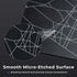 GMKWTL 410mm*310mm, XVX Glass Mouse Pad for Gaming, Black Spider Webs Hard Gaming Mousepad, Professional Large Mouse