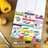 Whiteboard Dry Erase Weekly Meal Planner | Dinner Menu Board by The Meal Minder | Daily Calendar Organizer 8 in x 10 in