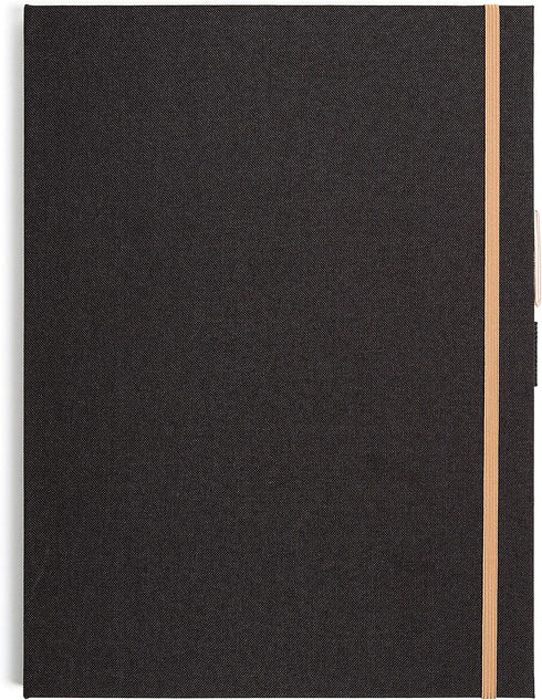 U Brands Padfolio, Black Linen