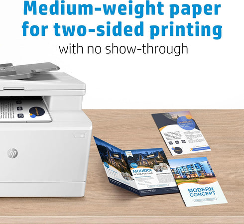 8.5x11 40 lb, 150 (Q6543A) HP Enhanced Business Paper, Matte, in, sheets, works with laser printers