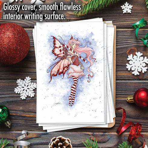 The Best Card Company 12 Beautiful Christmas Cards with Envelopes for Women, Bulk Boxed Set of Greetings - Holiday