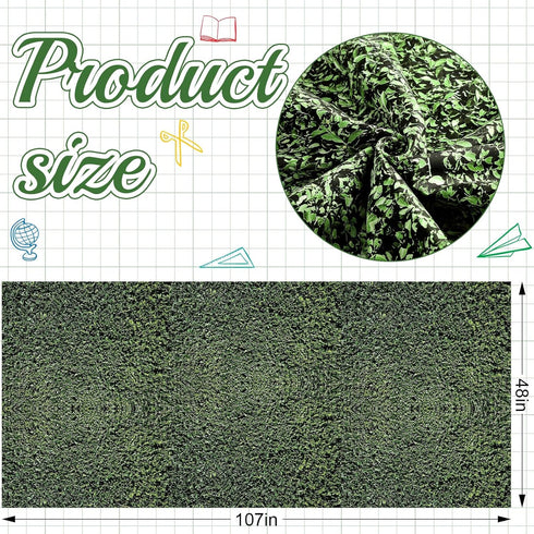 Bulletin Board Fabric 48 '' x 107 '' Class Fabric for Classroom Bulletin Boards Everyone is Welcome Classroom Bulletin Board Background Decor, Pillows, Curtains, and Crafts (Greenery)