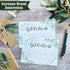 Hadley Designs 25 Eucalyptus Gold Blank Certificates, Paper Voucher for Hair & Nail Salon, Small Business Coupons