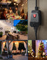 Dimmer 100FT IP44 Dimmer 4 150W Dimmable LED/300W Bulbs DEWENWILS Outdoor for String Lights, Remote Range, Waterproof