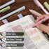 Mr. Pen Bible Journaling Kit: Bible Highlighters, No Bleed Pens, Transparent Sticky Notes, Tabs, Bookmarks, Aesthetic
