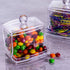 Officemate Clear Self-Dispensing Paper Clip Holder w/250 Assorted Color Paper Clips (93697)