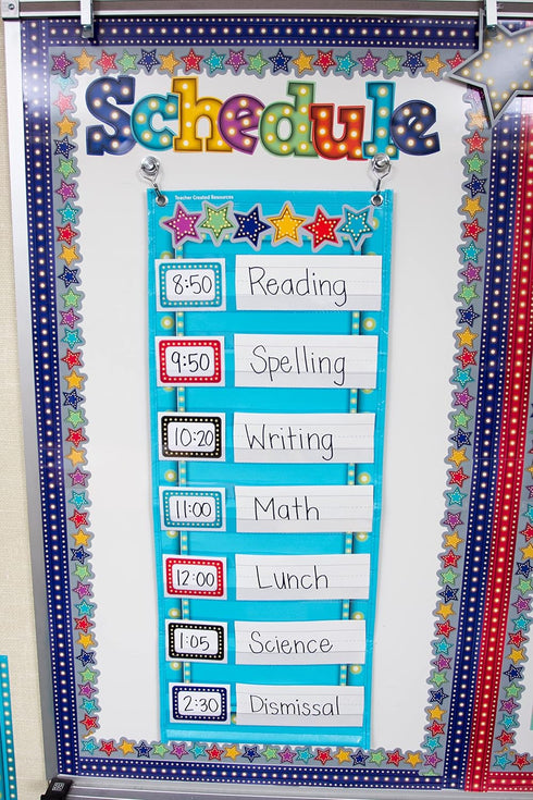 Teacher Created Resources (3495) Marquee Stars Die-Cut Border Trim