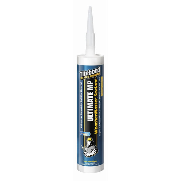 Titebond WeatherMaster Ultimate MP Sealant, 73991-9.5 Oz. Cartridge, Crystal Clear