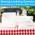 Gourmet 10in White Bakery Box, 1 Pack, Cute Window Display for Pies, Cakes, Cupcakes, Pastries