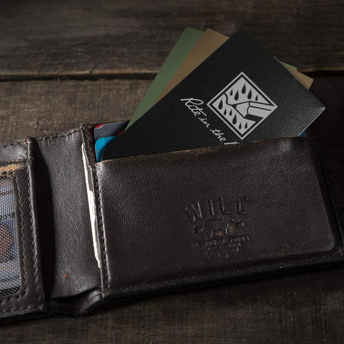 Rite in the Rain Weatherproof On The Go Wallet Notebook, 2" x 3.375", 6 Pack, Tan, Green, Black Cover, Blank Pages