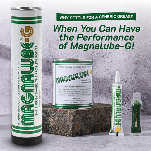 5cc 10 Pack Magnalube-G General All Purpose Grease - Waterproof, Corrosion Resistant PTFE Lubricant for Bearings