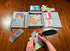 Holly Heide Deluxe Stationary Pen Pal Pack, Light Gray, 54-Piece Paper Set with Scissors and Gel Pens