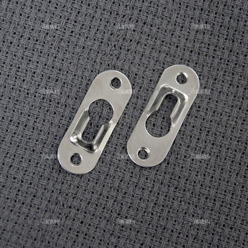 AUEAR Metal Keyhole Hanger, Picture Frame Mirror Cabinet Hanging Fasteners, Flush Wall Mount Hardware (40 Pack)