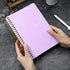 Meeting Notebook with Action Items Work Notebook for Note Taking 120 Sheets A5 Meeting Notebook for Office Business Meeting Agenda Book for Men Women Meeting Organizer Planner, Purple by FLYING EAGLE