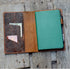 JJNUSA Leather Cover for Leuchtturm 1917 Medium A5 (5.75"x8.25") Distressed Leather Travel Journal Cover, Flower Brown