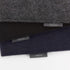 Smead Soft Touch Cloth Expanding File, 2" Expansion, Magnetic Closure, Tabloid Size, Dark Blue (70925)