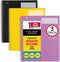 Five Star Interactive Notetaking Spiral Notebooks, 3 Pack, 1-Subject, Wide Ruled, 11" x 8-1/2", 100 Sheets, Black