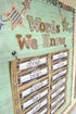 Teacher Created Resources Burlap 7 Pocket Chart (28" x 28") - 20837